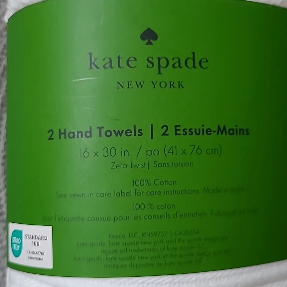 Kate Spade Hand Towels